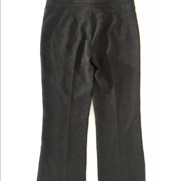 M Missoni | Womens Size 8 Gray Pants Straight Leg Flat Front Trouser Stretch - Picture 6 of 8